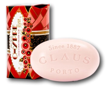Claus Porto Chypre-Cedar Poinsettia Soap